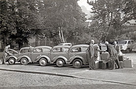 Filmbegleiter mit VW-Käfer