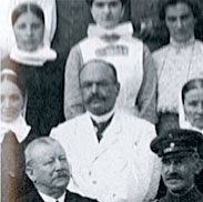 Dr. Paul Wentz, Erster Arzt von Sarepta, während des Ersten Weltkriegs
