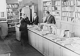 Die Betheler Buchhandlung in den 1950er Jahren
