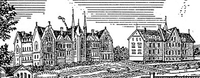 Diakonissenmutterhaus Sarepta und Haus Groß-Bethel, vor 1882
